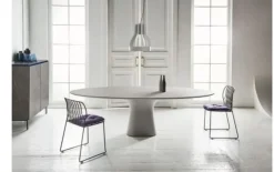 Bontempi Tavolo in pietra ellittico Podium a prezzo ribassato- Tavoli