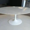 Artigianale Tavolo in pietra ovale Saarinen made in italy 199x121 in offerta outlet- Tavoli