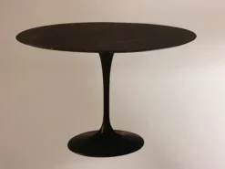 Esprit Nouveau Tavolo in pietra rotondo Tulip rotondo e/54/t marmo nero marquinia a prezzo scontato- Tavoli