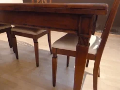 Artigianale Tavolo in stile arte povera Ginepro e orchidea in Offerta Outlet- Antiquariato