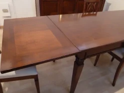 Artigianale Tavolo in stile arte povera Ginepro e orchidea in Offerta Outlet- Antiquariato