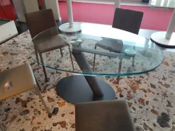 Online Tavolo in vetro ovale One a prezzo ribassato Tavoli