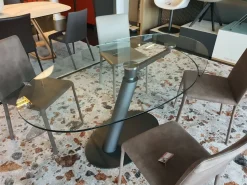 Online Tavolo in vetro ovale One a prezzo ribassato Tavoli