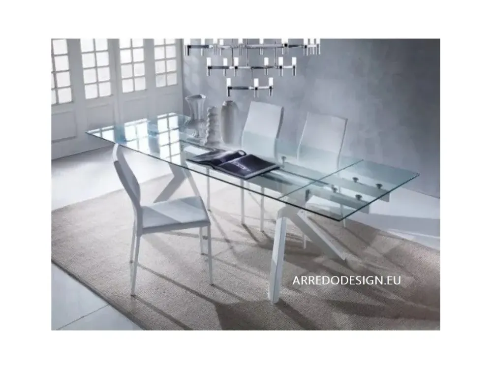 Hot Tavolo in vetro rettangolare Tokio * in offerta outlet Tavoli
