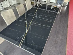 Best Tavolo in vetro rettangolare Random marble a prezzo scontato Tavoli