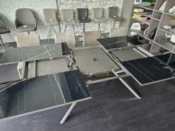 Best Tavolo in vetro rettangolare Random marble a prezzo scontato Tavoli