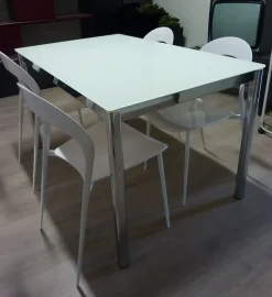 Tavolo in vetro rettangolare Performance in offerta outlet^Calligaris Discount