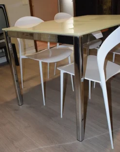 Tavolo in vetro rettangolare Performance in offerta outlet^Calligaris Discount