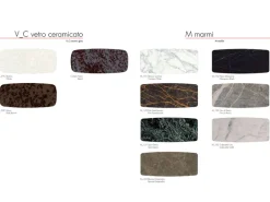 Tavolo in vetro rettangolare Reverse in offerta outlet^Tonin Casa Hot