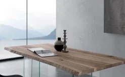 Tavolo in vetro rettangolare Glass in offerta outlet^Artigianale Sale