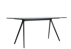 Clearance Tavolo in vetro rettangolare Tavolo baguette 90x180 piano in cristallo in offerta outlet Tavoli