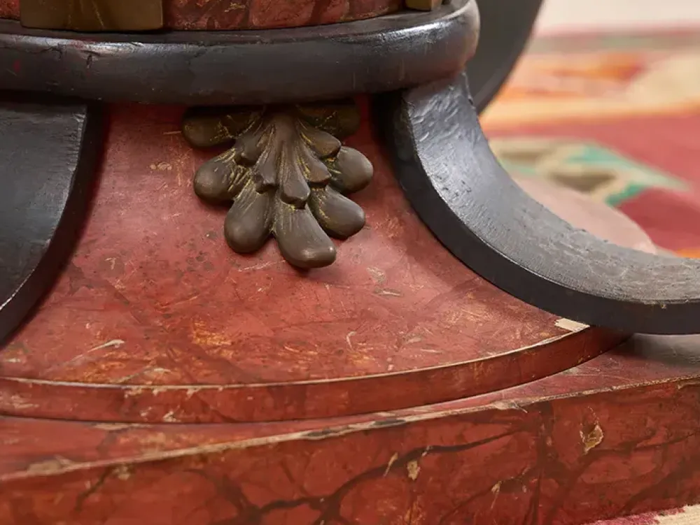 Artigianale Tavolo in vetro rotondo Irene in offerta outlet- Tavoli