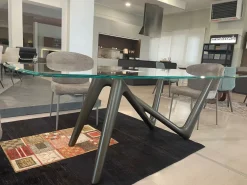 Compar Tavolo in vetro sagomato Tavolo esse a prezzo scontato- Tavoli