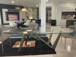 Compar Tavolo in vetro sagomato Tavolo esse a prezzo scontato- Tavoli