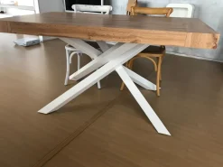 Artigianale Tavolo Intreccio laminam in OFFERTA OUTLET -56%- Tavoli