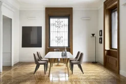 Tavolo Iron   in ceramica Fisso^Sangiacomo Discount