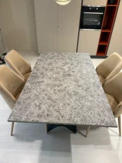 Outlet Tavolo Luxor in laminato Rettangolare allungabile scontato 35% Tavoli