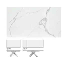 Tavolo Marble Lux: . Prezzo ribassato! Design unico per interni moderni.^Collezione esclusiva Best