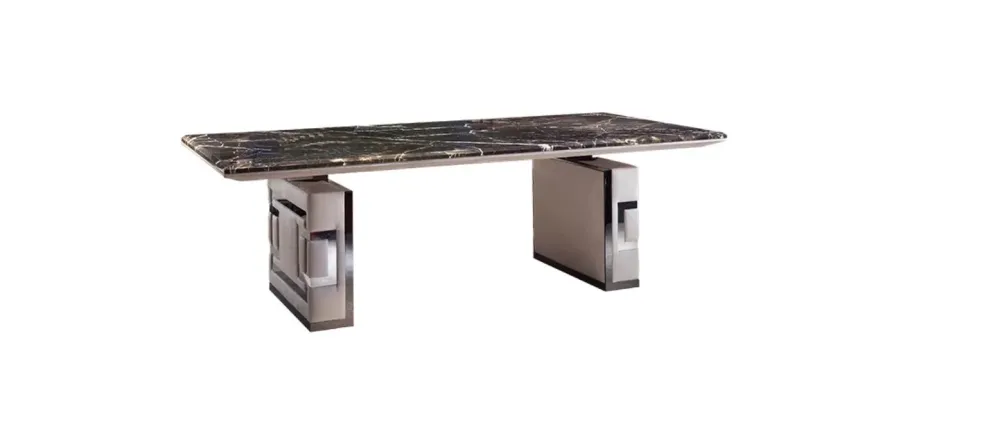 Clearance TAVOLO Luxury italia nabuk e marmo SCONTATO a PREZZI OUTLET Tavoli