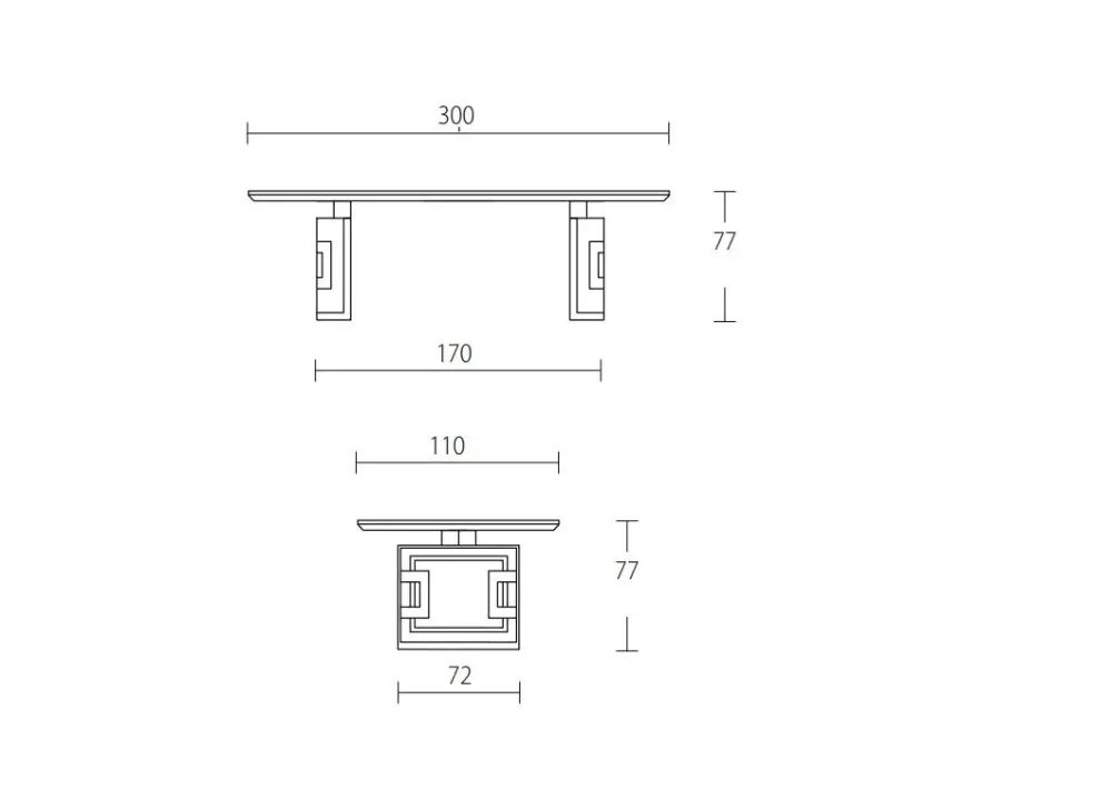 Clearance TAVOLO Luxury italia nabuk e marmo SCONTATO a PREZZI OUTLET Tavoli
