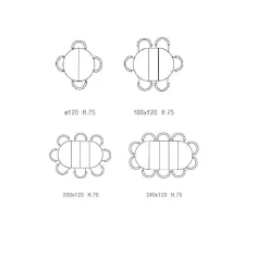 Sale TAVOLO Tavolo rotondo allungabile cemento SCONTATO a PREZZI OUTLET Tavoli