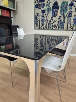 Ciacci Tavolo Miss in vetro Rettangolare allungabile scontato 30%- Tavoli