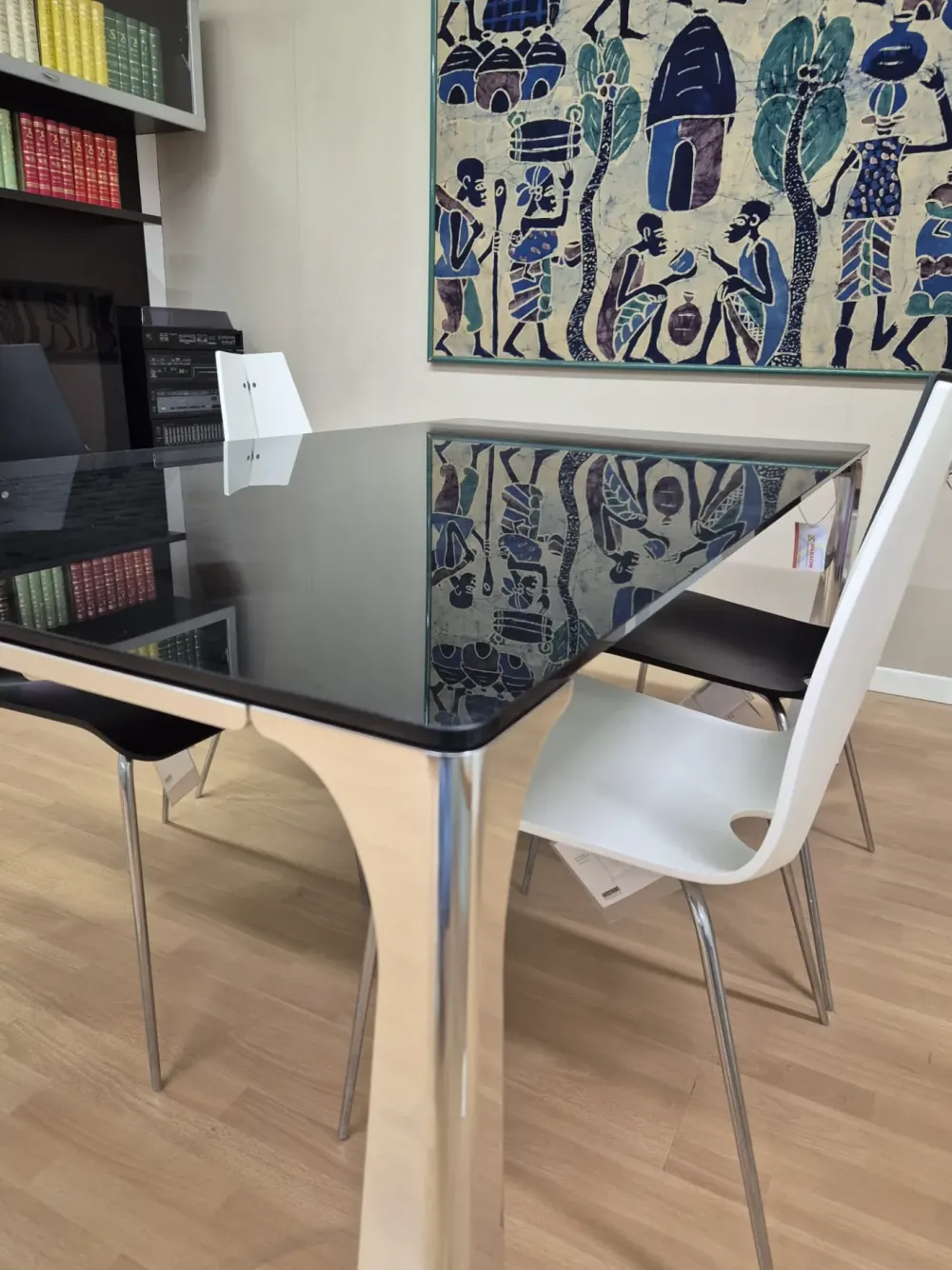 Ciacci Tavolo Miss in vetro Rettangolare allungabile scontato 30%- Tavoli