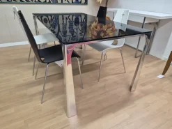 Ciacci Tavolo Miss in vetro Rettangolare allungabile scontato 30%- Tavoli