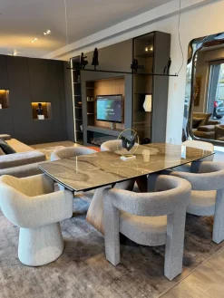 Tavolo Onda in ceramica Allungabile scontato 41%^Di Lazzaro New