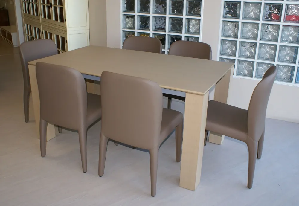 Tavolo ONLY legno tranchè rovere naturale a prezzo scontato 50%^Santarossa Outlet