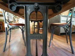 Outlet Etnico Tavolo Tavolo singer ghisa e lagno massello in offerta PREZZI OUTLET- Tavoli