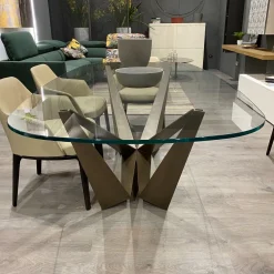 Tavolo ovale a quattro gambe Skorpio scontato^Cattelan Italia Best
