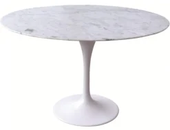 Tavolo ovale in laccato Tulip saarinen - art.e/53/o - allungabile - ovale e rotondo di in Offerta Outlet Tavoli