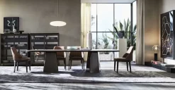 Tavolo ovale in legno Mayfair di in Offerta Outlet Tavoli