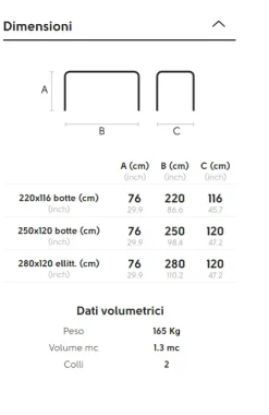Tavolo ovale in vetro Blueye di in Offerta Outlet^Md work Hot