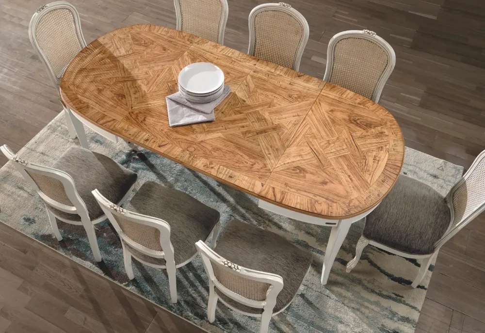 Artigiani Veneti Tavolo Ovalino radica in OFFERTA OUTLET -60%- Tavoli