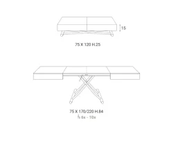 Ozzio TAVOLO Box SCONTATO a PREZZI OUTLET- Tavoli