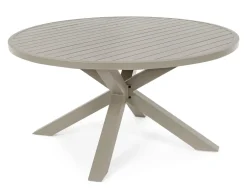 Tavolo per l'esterno Tavolo skipper tortora con 6 poltroncine shark tortora a prezzo scontato^Bizzotto Discount