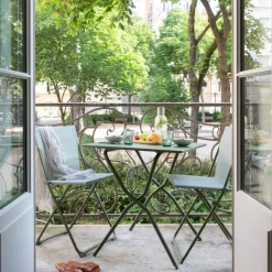 Sale Tavolo per l'esterno Tavolo balcony verde moss lafuma a marchio a prezzo ribassato Tavoli Da Giardino