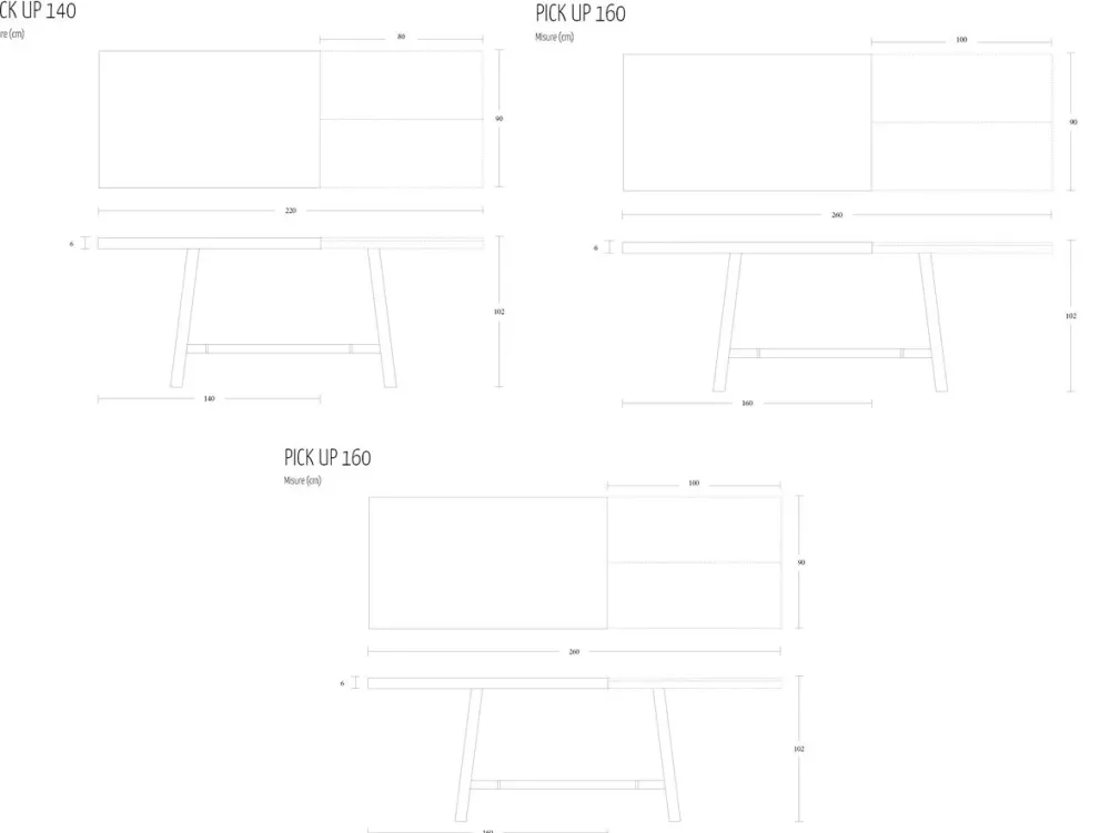 Online Tavolo Pick up in OFFERTA OUTLET -30% Tavoli