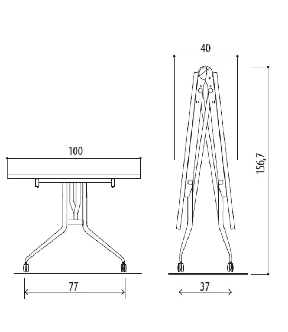 Hot Tavolo Piego in legno Pieghevole scontato 30% Tavoli