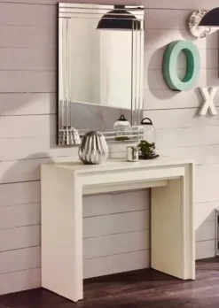 New Tavolo Pinocchio consolle bianca in laccato Consolle Tavoli