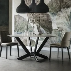 Cattelan Italia Tavolo Planer Keramik Round di in ceramica fisso.- Tavoli