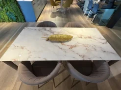 Outlet Tavolo Podio in vetro Allungabile scontato 30% Tavoli