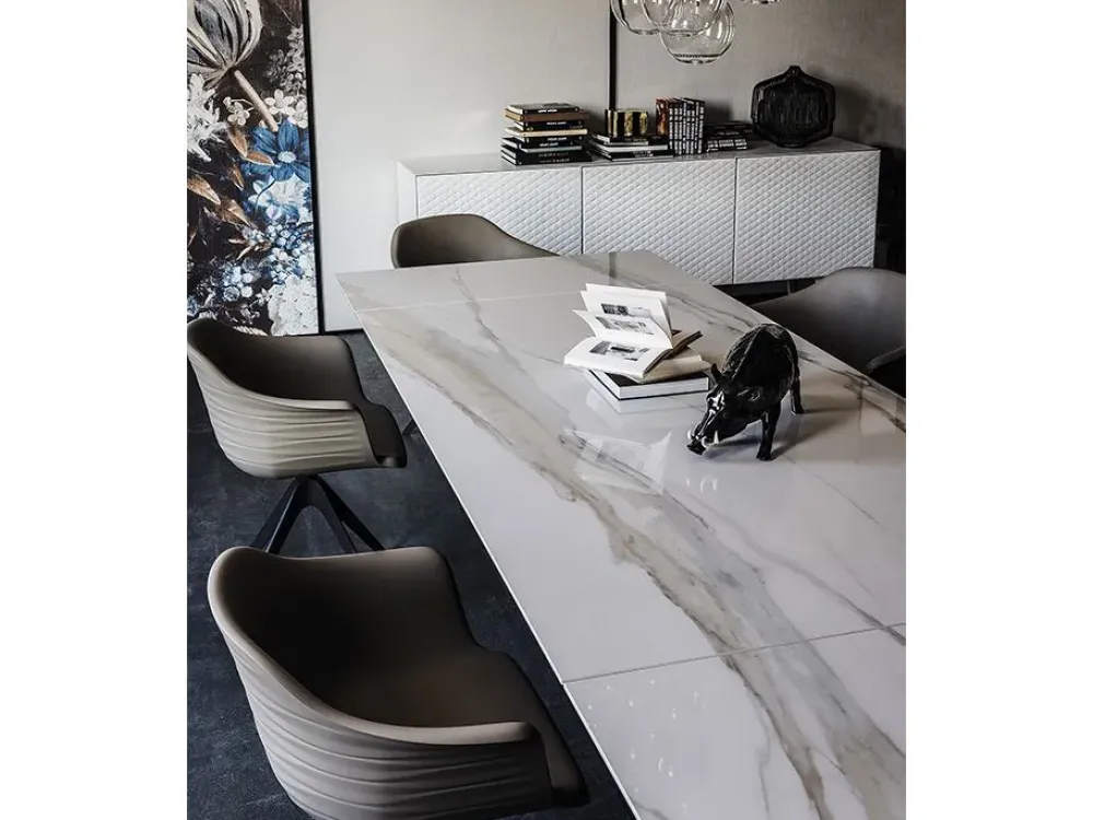 Tavolo Premier keramik drive di scontato del 30%^Cattelan Italia