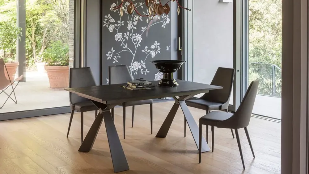 Best Tavolo quadrato in laminato Delta in Offerta Outlet Tavoli