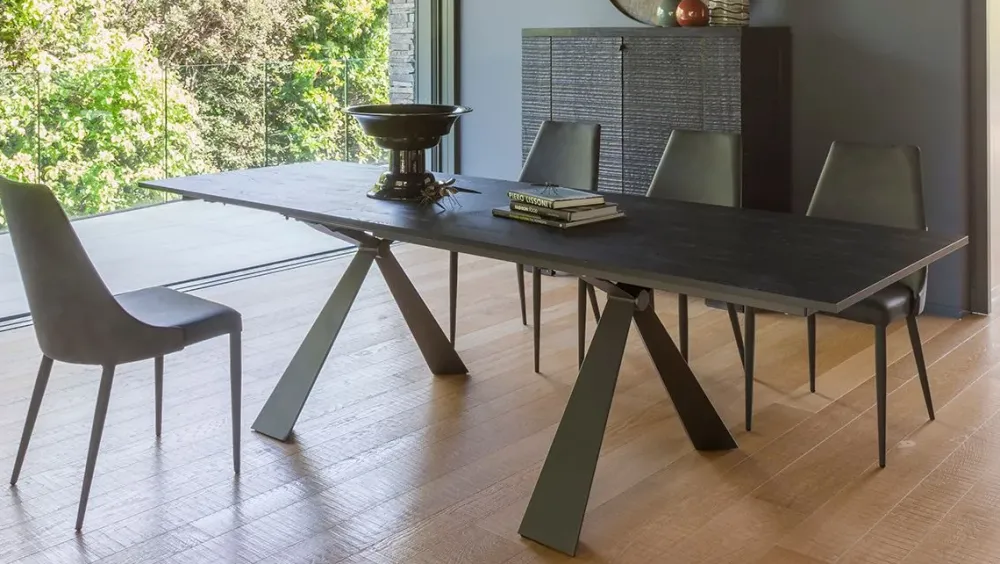 Best Tavolo quadrato in laminato Delta in Offerta Outlet Tavoli