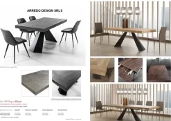 La Seggiola Tavolo Ragnar * in laminato Rettangolare allungabile scontato 30%- Tavoli