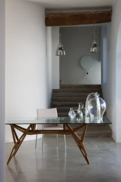 Tavolo Reale in vetro Fisso scontato 20%^Zanotta