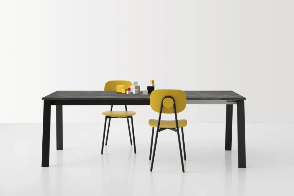 Point House Tavolo rettangolare a quattro gambe Delta 120 scontato- Tavoli